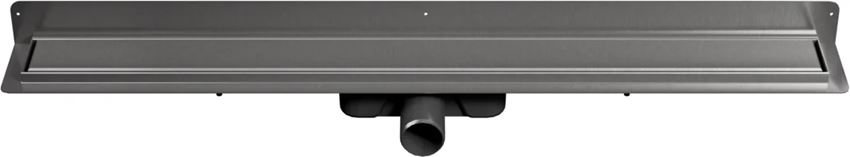 Odwodnienie liniowe przyścienne z rusztem uniwersalnym 90 cm gun metal IÖ Nord Slim