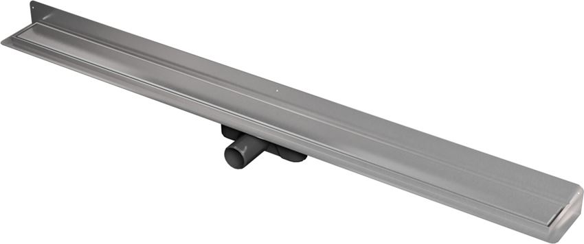 Odwodnienie liniowe przyścienne z rusztem uniwersalnym 120 cm stal szczotkowana IÖ Nord Slim