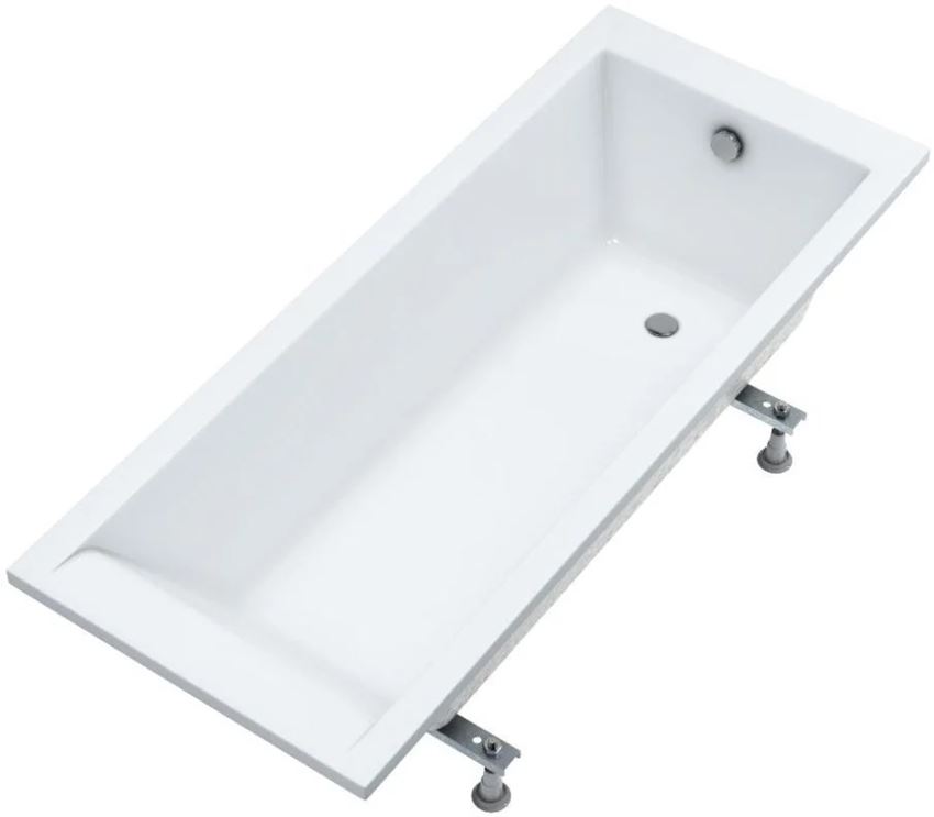 Wanna ze stelażem 150x70 cm biały połysk IO Vardo Slim