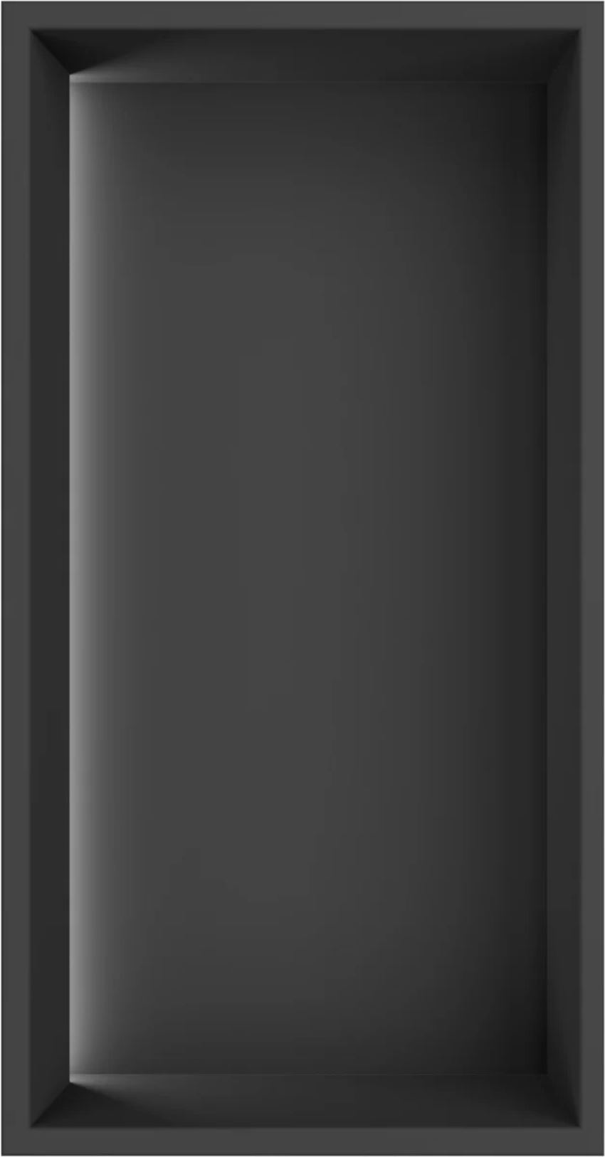 Wnęka LED 34x94 cm matt black IÖ Luvia