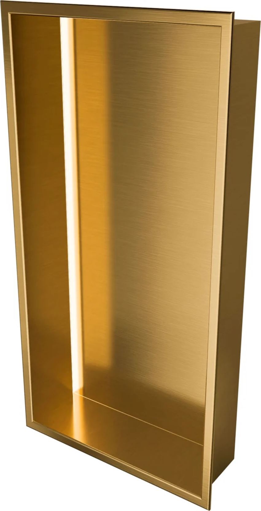 Wnęka LED 34x94 cm brushed gold IÖ Luvia