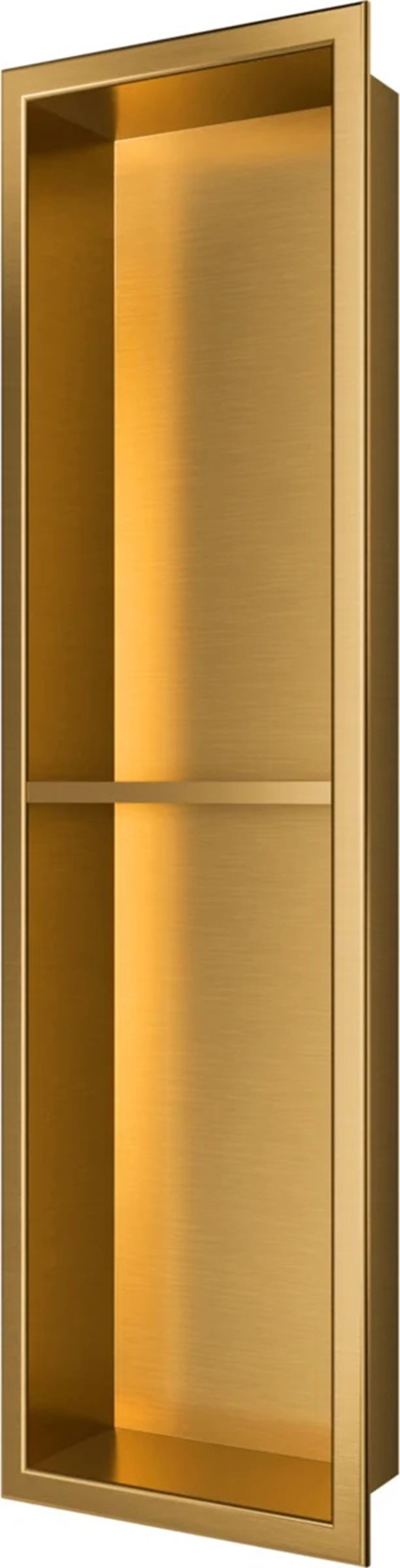 Wnęka z półką 19x64 cm brushed gold IÖ Luvia