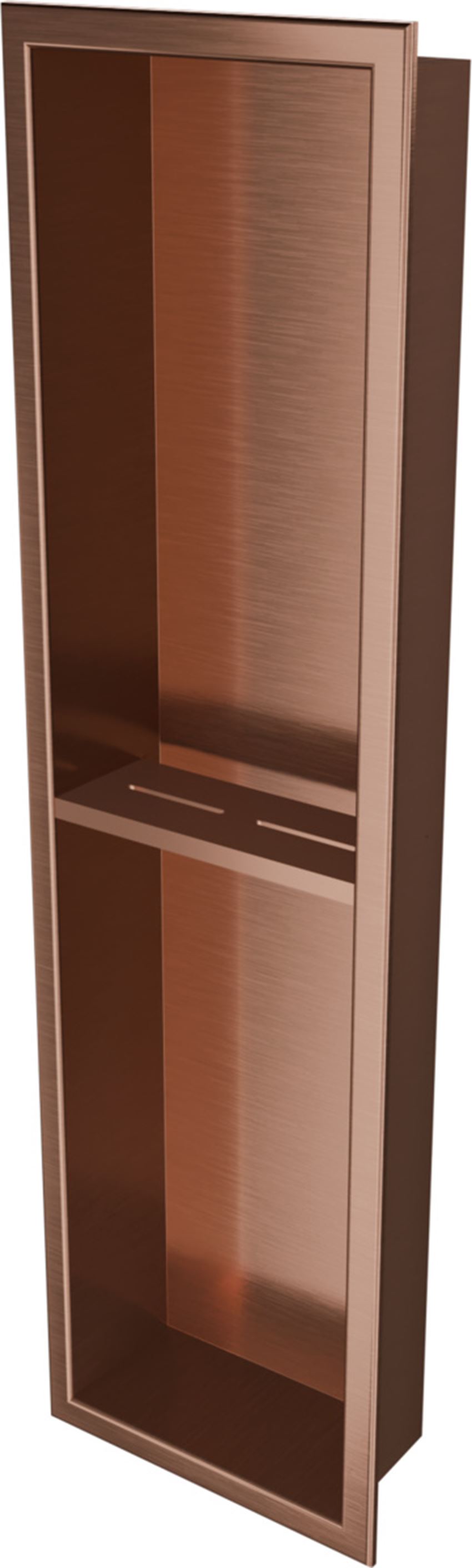 Wnęka z półką 19x64 cm brushed rose gold IÖ Luvia