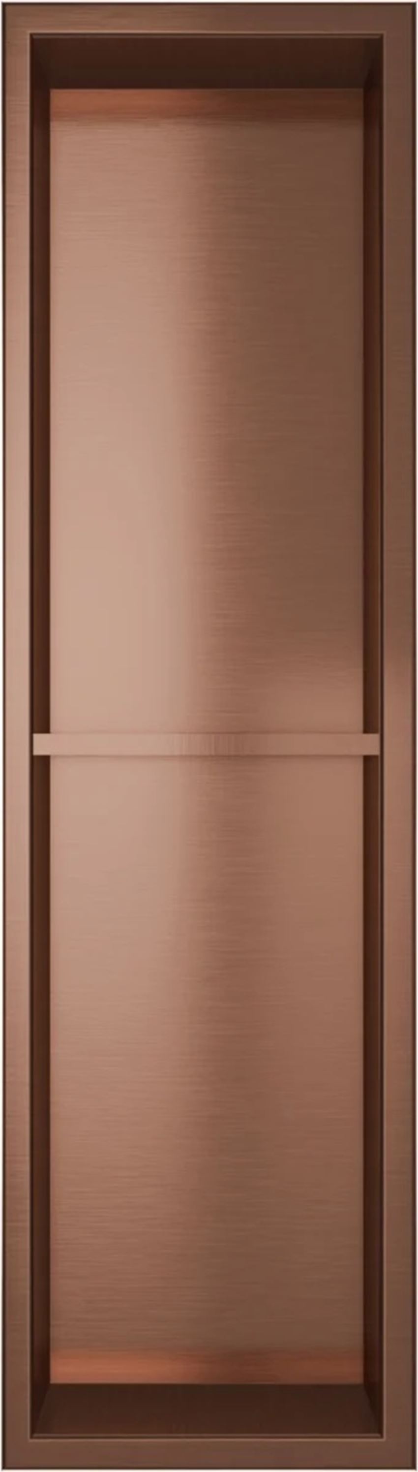 Wnęka z półką 19x64 cm brushed rose gold IÖ Luvia