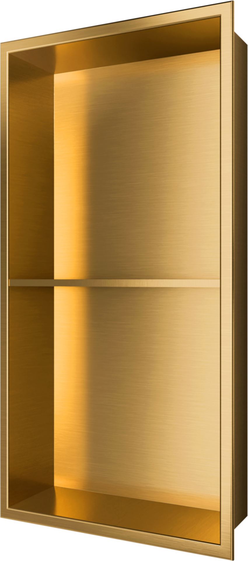 Wnęka z półką 34x64 cm brushed gold IÖ Luvia
