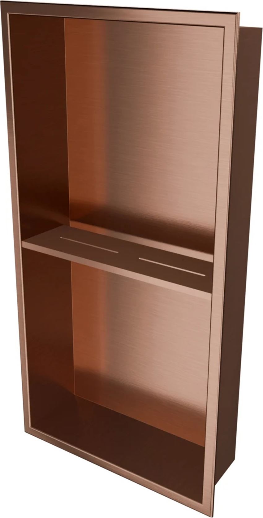 Wnęka z półką 34x64 cm brushed rose gold IÖ Luvia