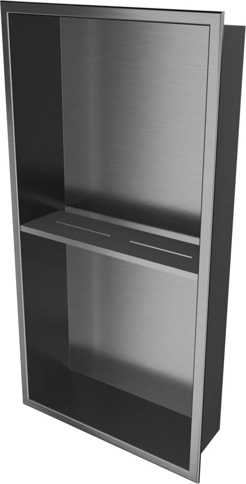 Wnęka z półką 34x64 cm gun metal IÖ Luvia