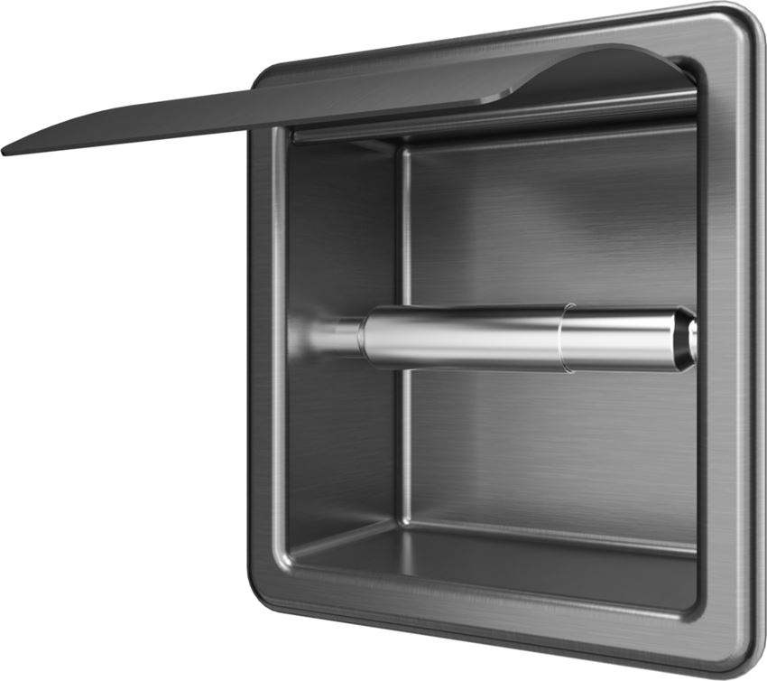 Wnęka na papier toaletowy 16x15 cm gun metal IÖ Luvia