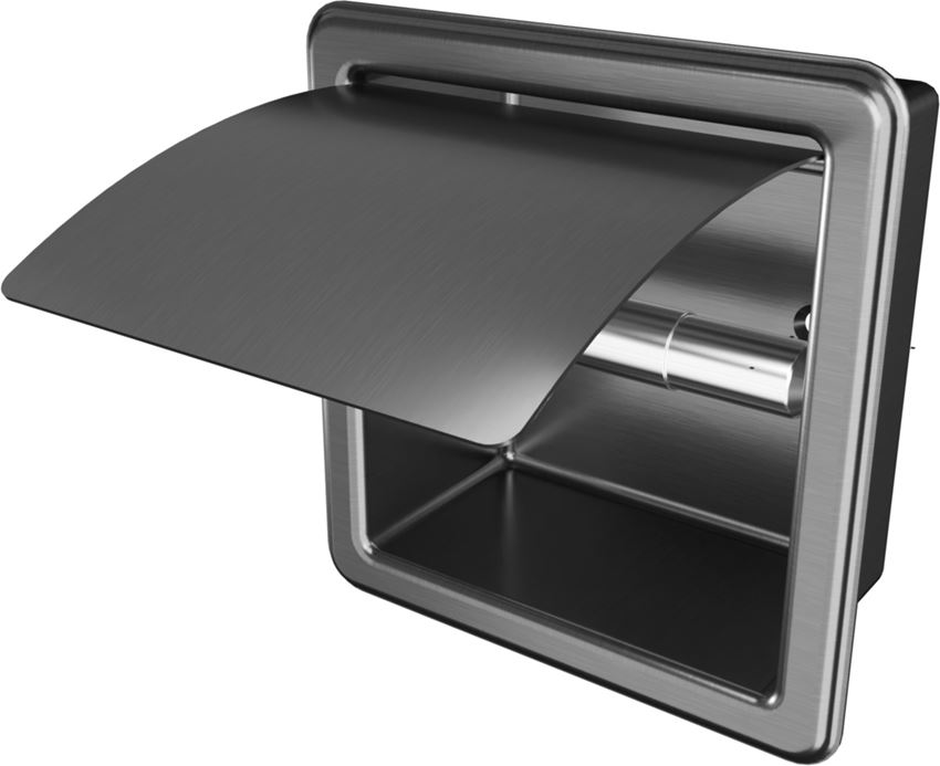 Wnęka na papier toaletowy 16x15 cm gun metal IÖ Luvia