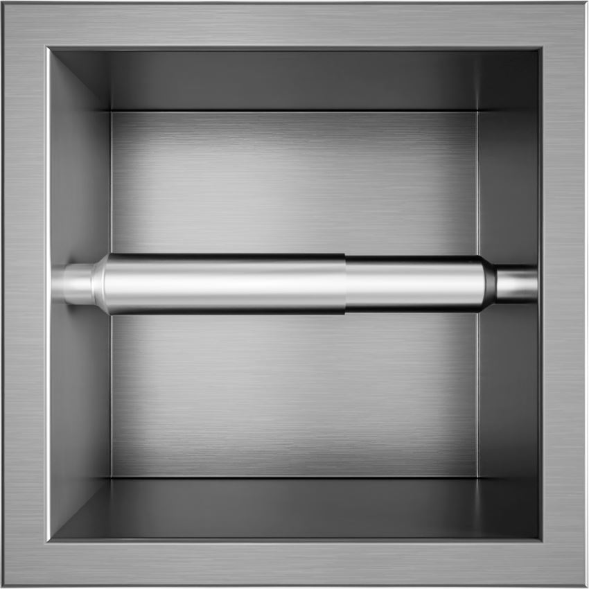 Wnęka na papier toaletowy 17x17 cm brushed niquel IÖ Luvia