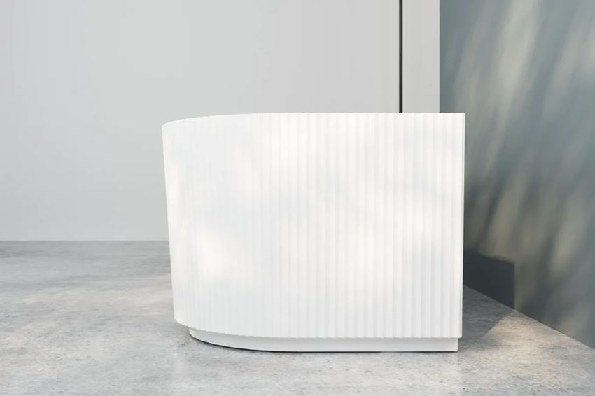 Wanna narożna przyścienna akrylowa ze zintegrowaną obudową lewa 160x75x58 cm IÖ Atena