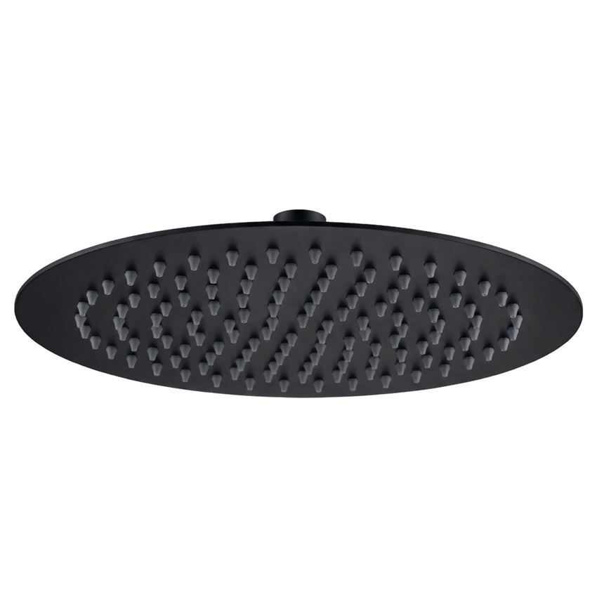 Deszczownica okrągła 25 cm black matt IO Luvia