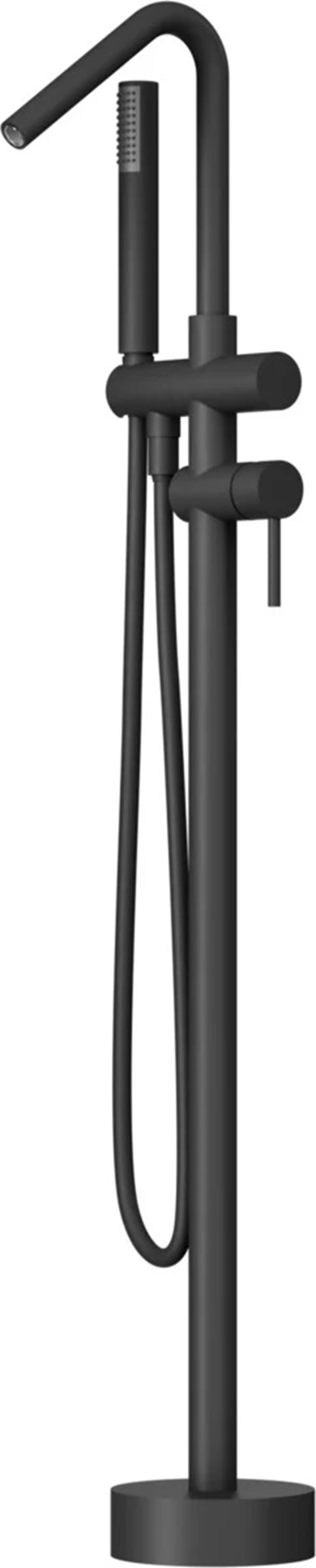 Bateria wannowa wolnostojąca black matt IO Luvia
