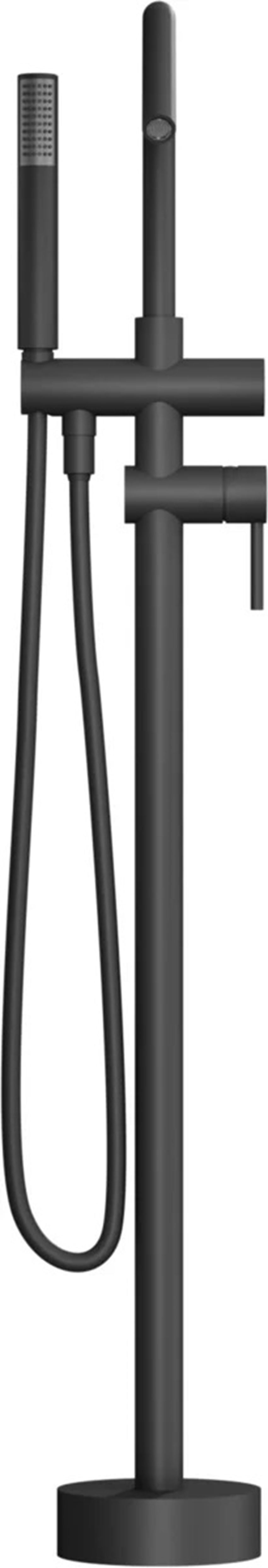 Bateria wannowa wolnostojąca black matt IO Luvia