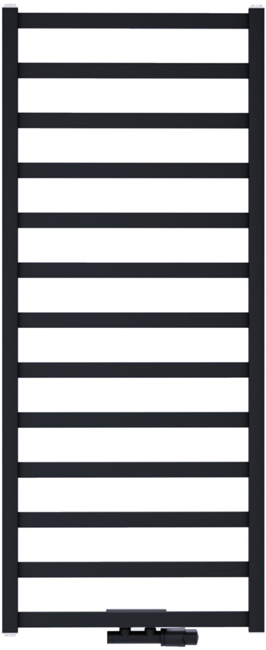 Grzejnik łazienkowy 50x119 cm czarny mat IO Gol
