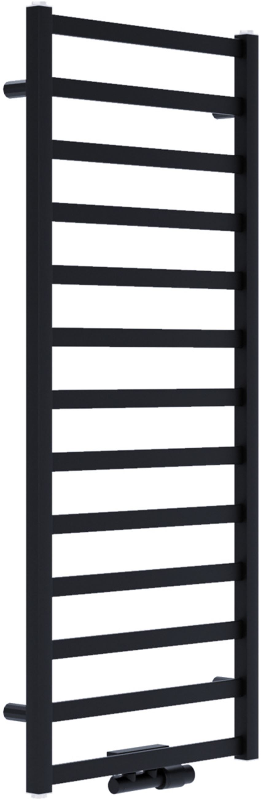 Grzejnik łazienkowy 50x119 cm czarny mat IO Gol