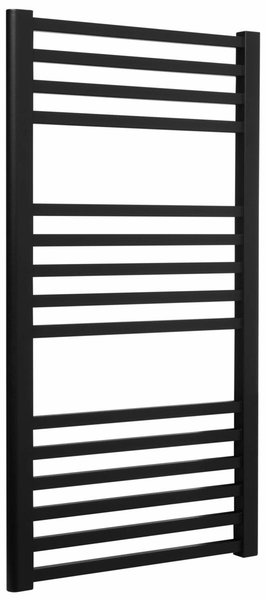 Grzejnik łazienkowy 50x92,2 cm czarny mat IO Basic Uno