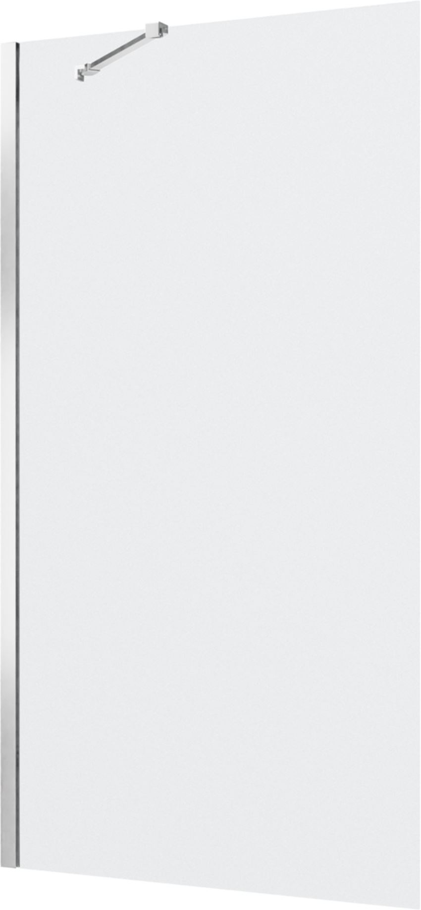 Parawan nawannowy jednoczęściowy chrom połysk 80x150 cm IÖ Luvia