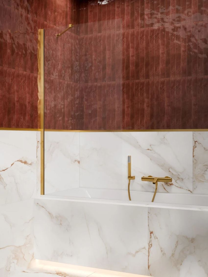 Parawan nawannowy jednoczęściowy profile gold shine IÖ Luvia