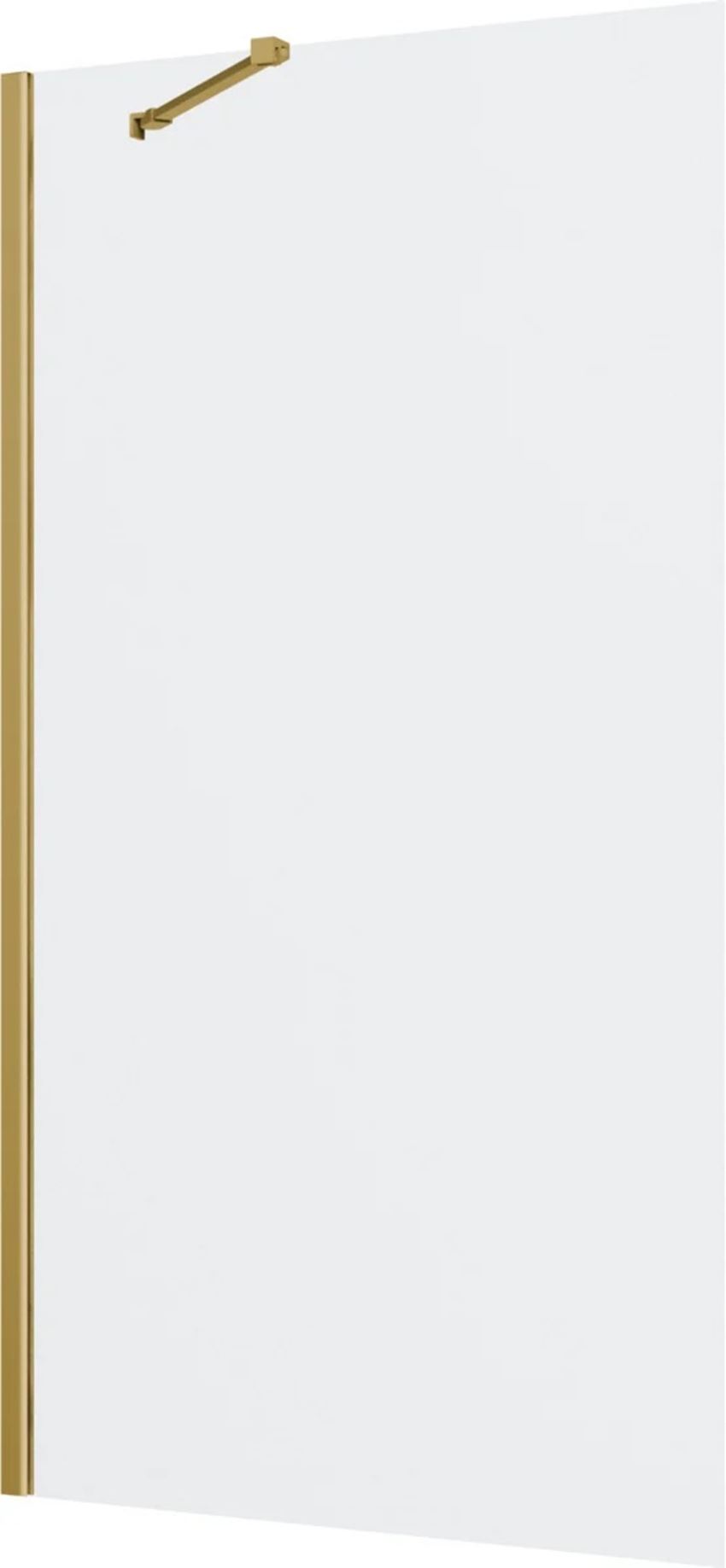 Parawan nawannowy jednoczęściowy profile złoto szczotkowane 80x150 cm IÖ Luvia