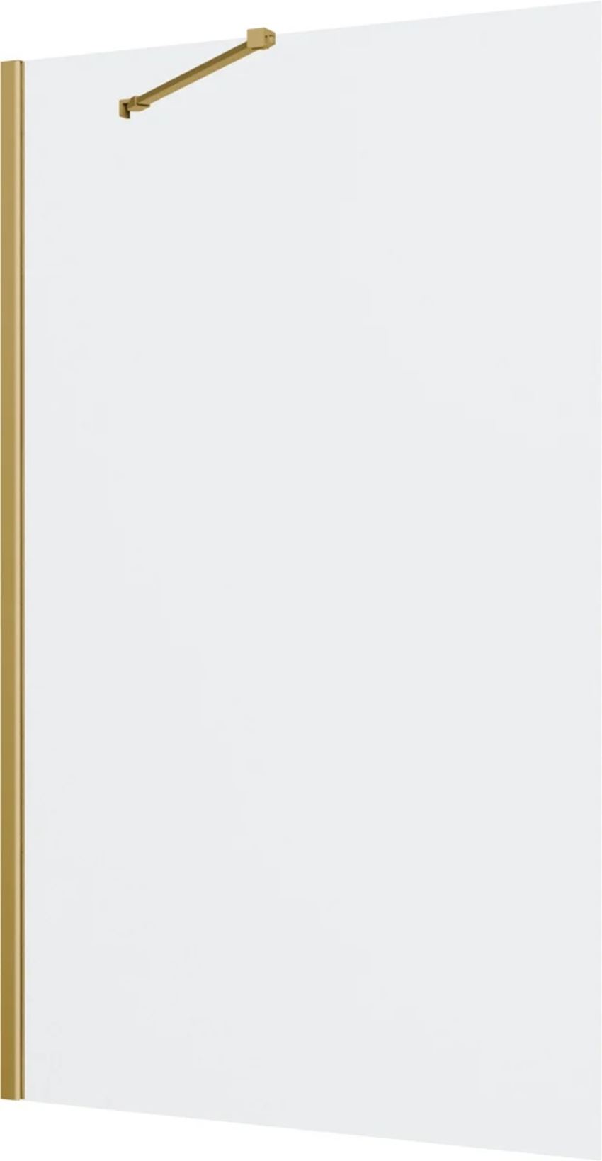 Parawan nawannowy jednoczęściowy profile złoto szczotkowane 90x150 cm IÖ Luvia
