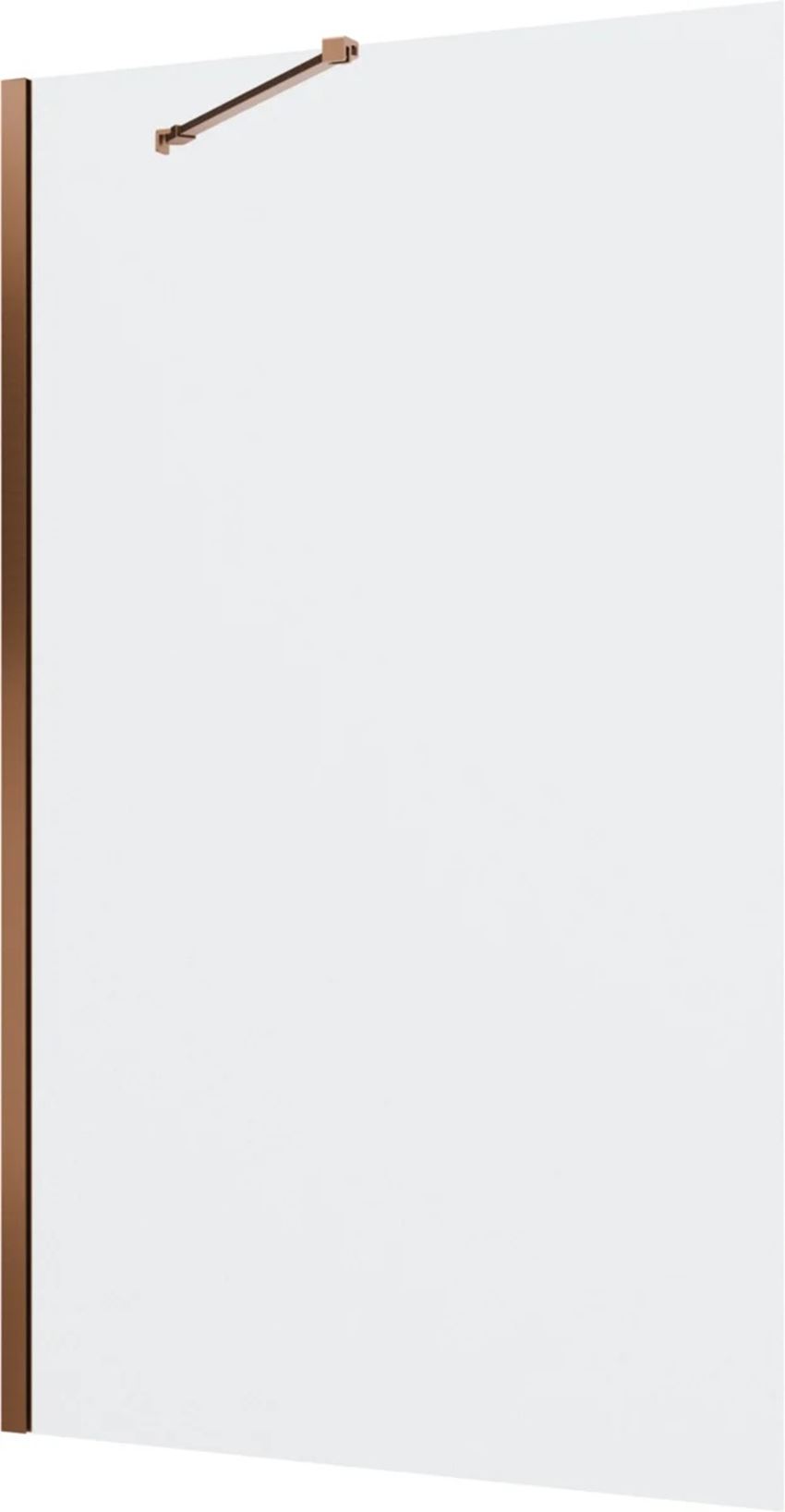 Parawan nawannowy jednoczęściowy profile miedź szczotkowana 90x150 cm IÖ Luvia