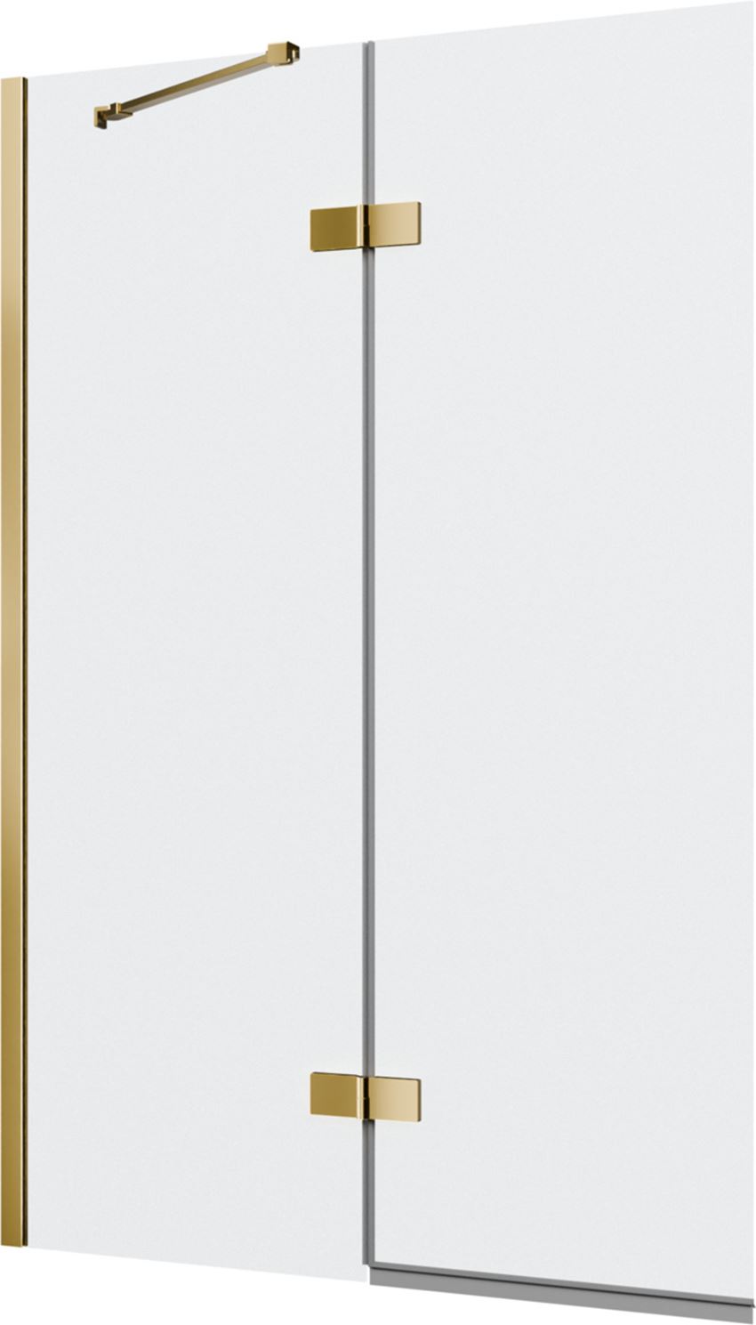 Parawan nawannowy dwuczęściowy lewy profile gold shine 100x150 cm IÖ Luvia