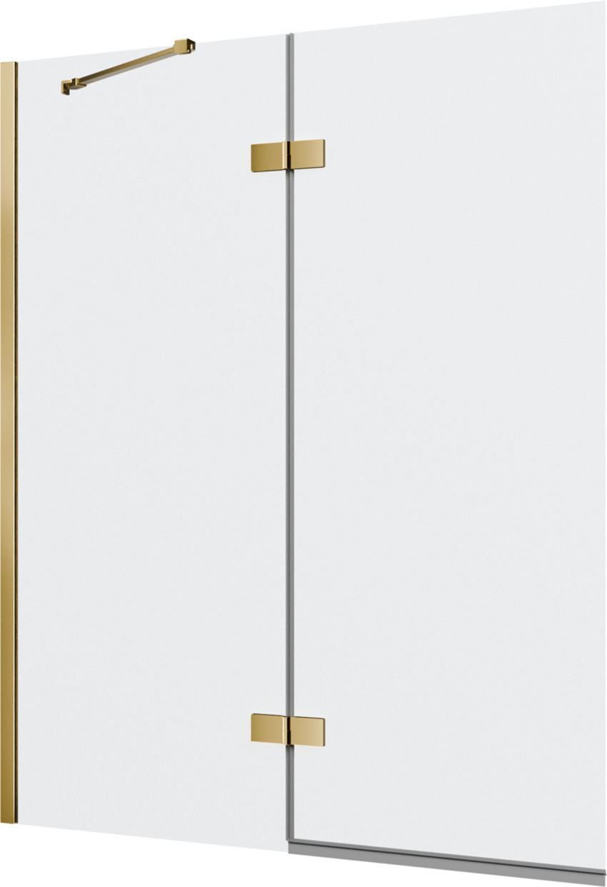 Parawan nawannowy dwuczęściowy lewy profile gold shine 120x150 cm IÖ Luvia
