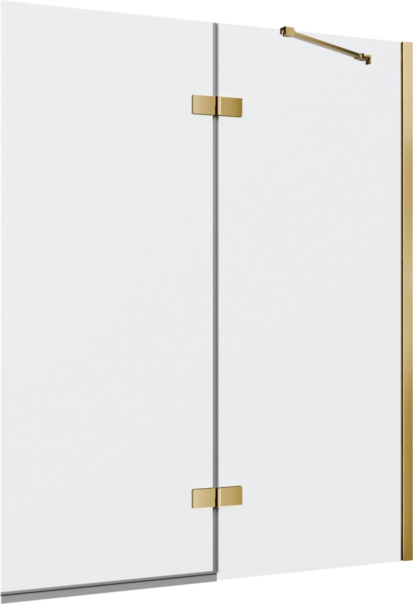 Parawan nawannowy dwuczęściowy prawy profile gold shine 120x150 cm IÖ Luvia
