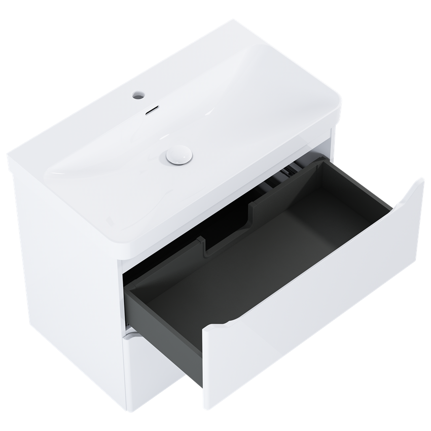 Szafka podumywalkowa bez umywalki 80 cm Elita Helo 80 2S White HG