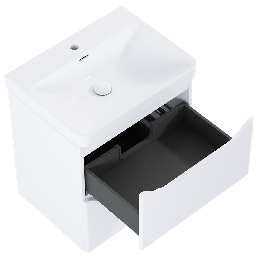 Szafka podumywalkowa bez umywalki 60 cm Elita Helo 60 2S White Matt