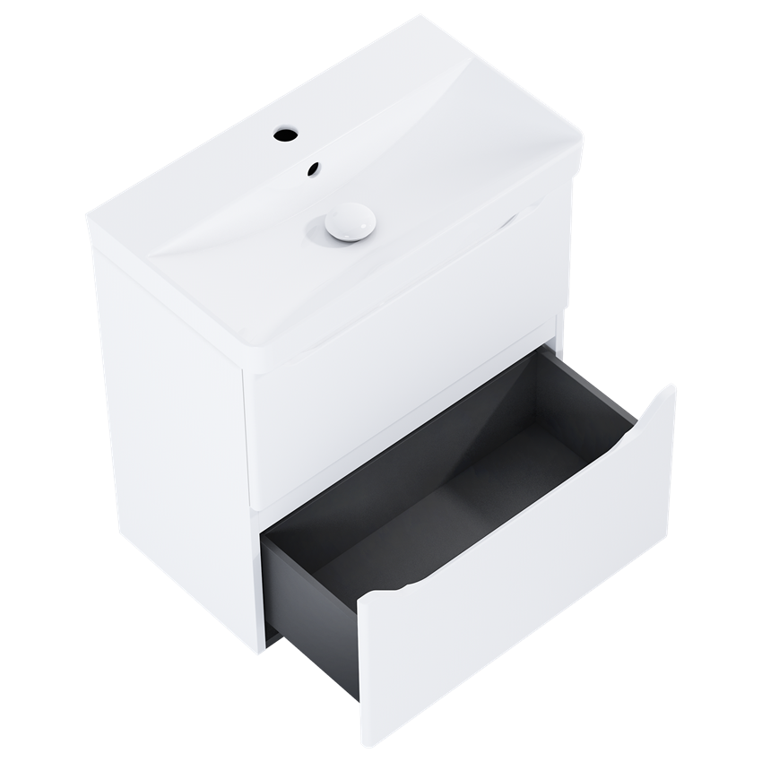 Szafka z umywalką 60 cm Elita Helo Compact 60 2S White Matt