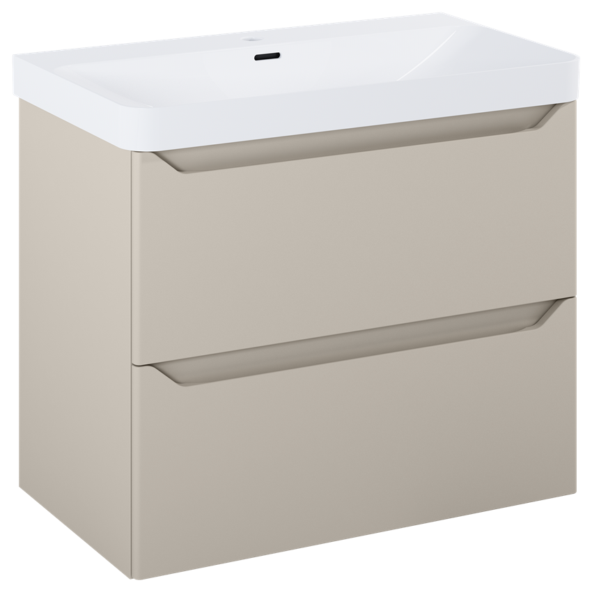 Szafka podumywalkowa bez umywalki 80 cm Elita Helo 80 2S Fume Matt