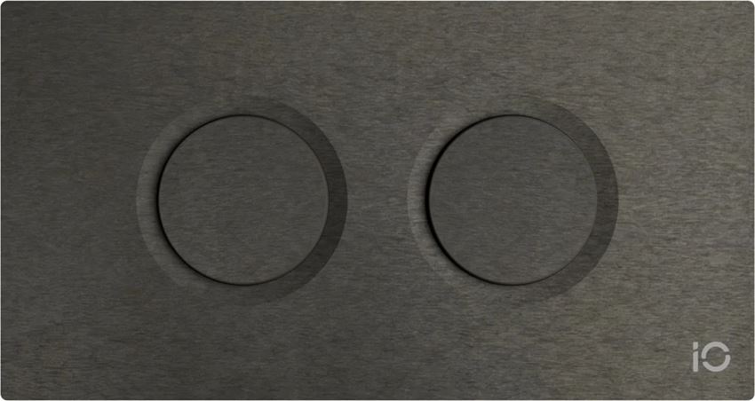 Przycisk spłukujący pneumatyczny tytan szczotkowany IÖ Ovalpres