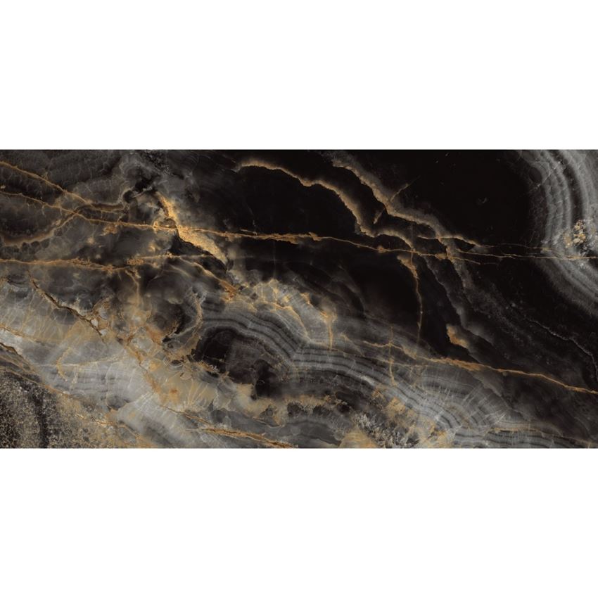 Płytka uniwersalna 60x120 cm Azario Dark Empress Poler Galacer Rekt.
