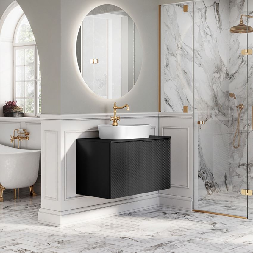 Szafka podumywalkowa Elita Glam 90 1s 1s black matt