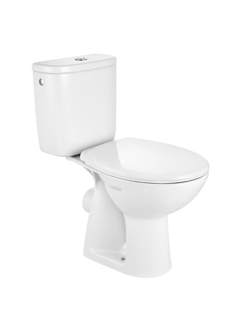 Miska WC do kompaktu WC o/poziomy 35,5x64,5 cm biała Roca Adele