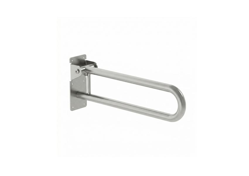ACCESS PRO M1 poręcz uchylna 60 cm stal nierdzewna matowa Roca Dostępna Łazienka