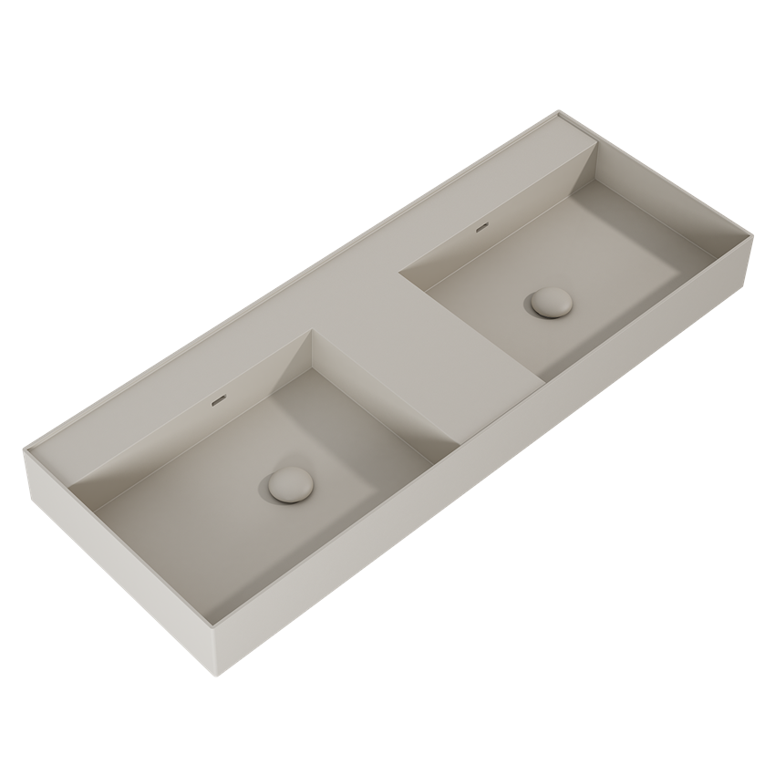 Umywalka ścienna Duo 120 cm fume matt Elita Level