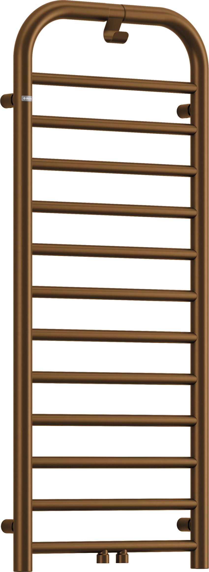 Grzejnik łazienkowy 121x50 cm brązowy mat Deante Silia