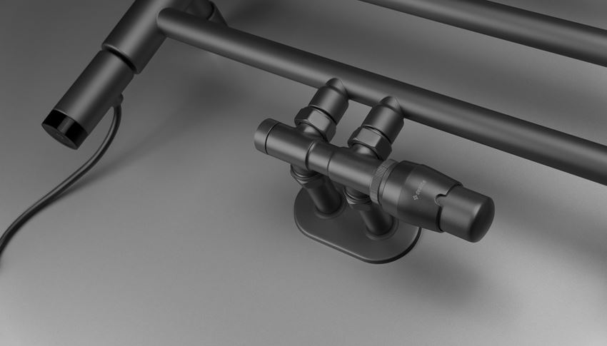 Grzałka do grzejnika łazienkowego 600 W titanium mat Deante Silia