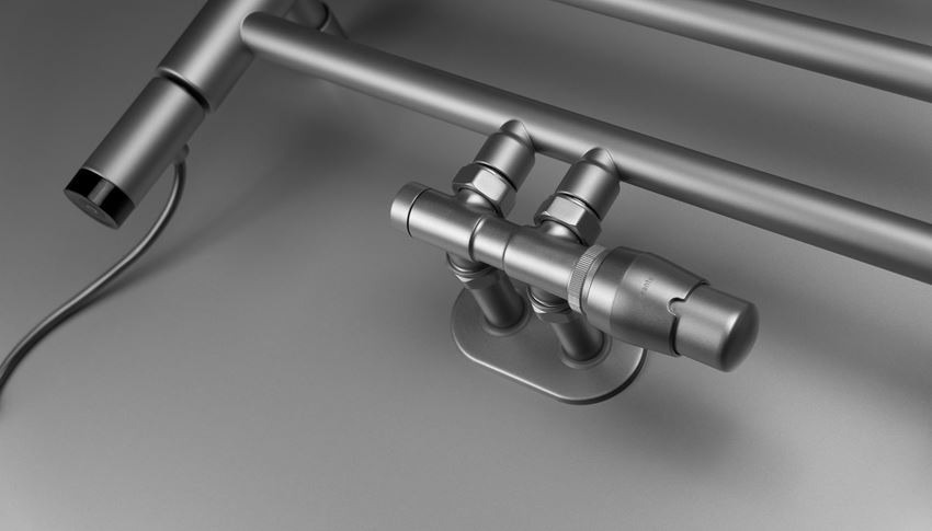 Grzejnik łazienkowy Deante Silia AGI FG51 rys techniczny