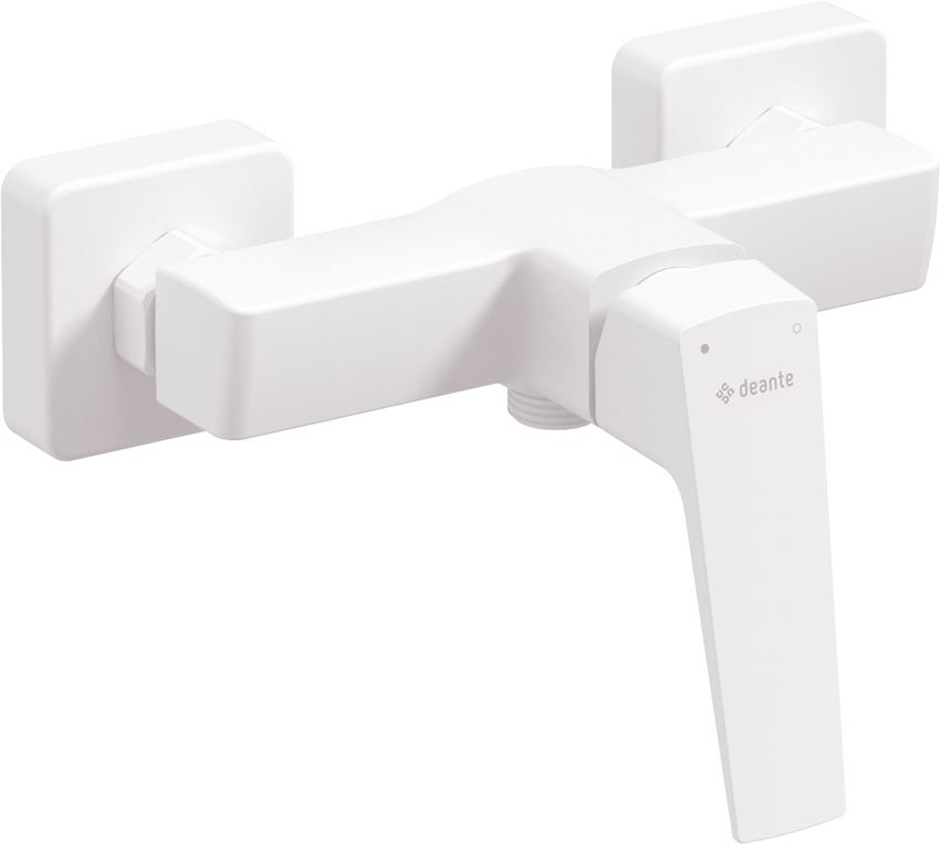 Bateria prysznicowa ścienna bianco Deante Blur