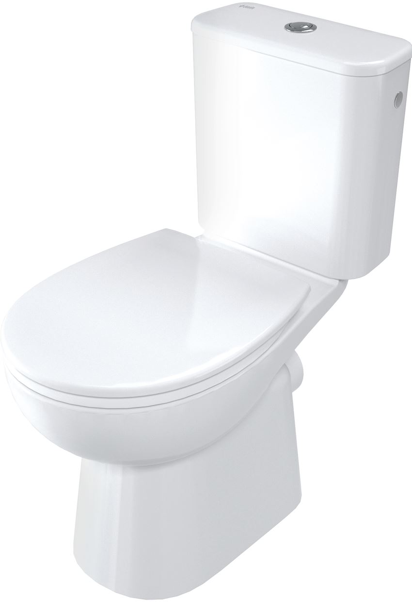 Miska WC kompakt bezkołnierzowa Deante Funkia Evo