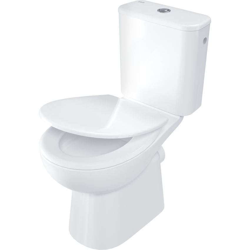 Miska WC kompakt bezkołnierzowa Deante Funkia Evo