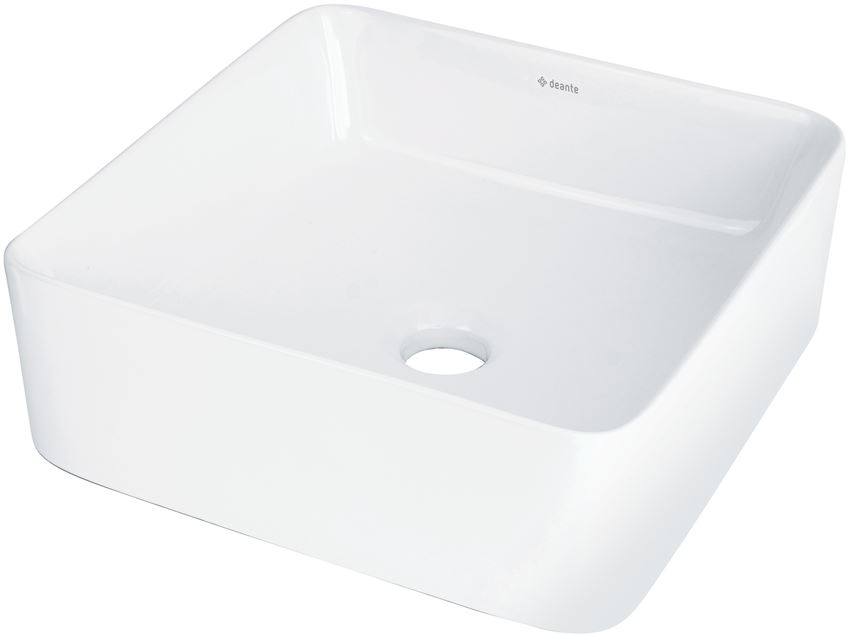 Umywalka stawiana na blacie 34 cm biała Deante Jasmin