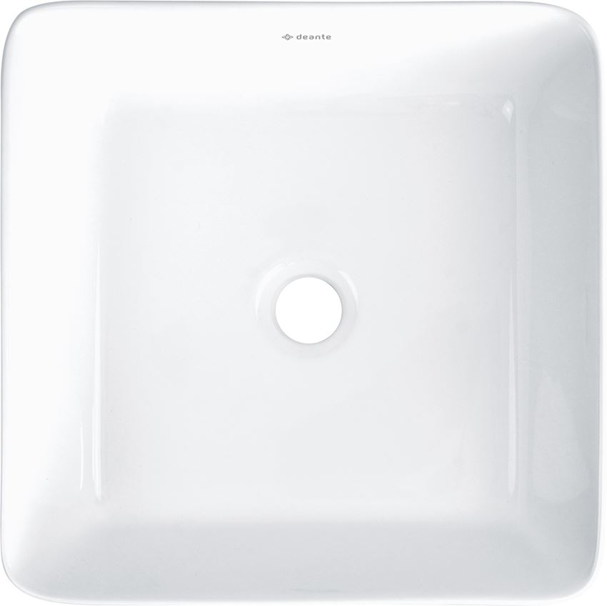 Umywalka stawiana na blacie 34 cm biała Deante Jasmin