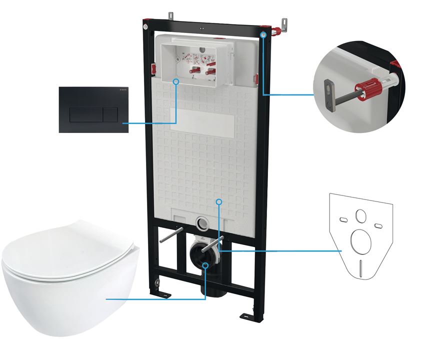 Stelaż Deante Silia CDLN6ZPW