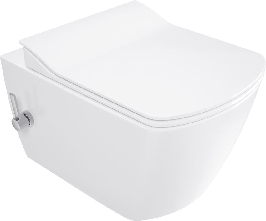 Miska WC wisząca z funkcją bidetu z deską wolnoopadającą Deante Blur