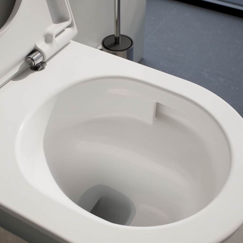 Miska WC podwieszana Silent Flush Rimless EasyFit 3.0 z deską WC wolnoopadającą 36x54 cm biała Laufen Pro X